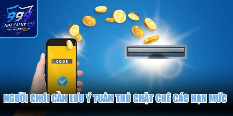 Người chơi cần lưu ý tuân thủ chặt chẽ các hạn mức điền giá trị